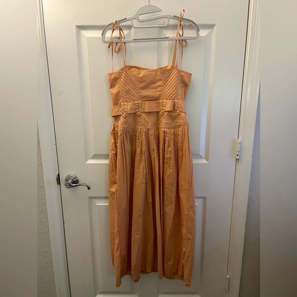 ! Ulla Johnson Cosette Dress in Pale Coral s 8 - Picture 8 of 8